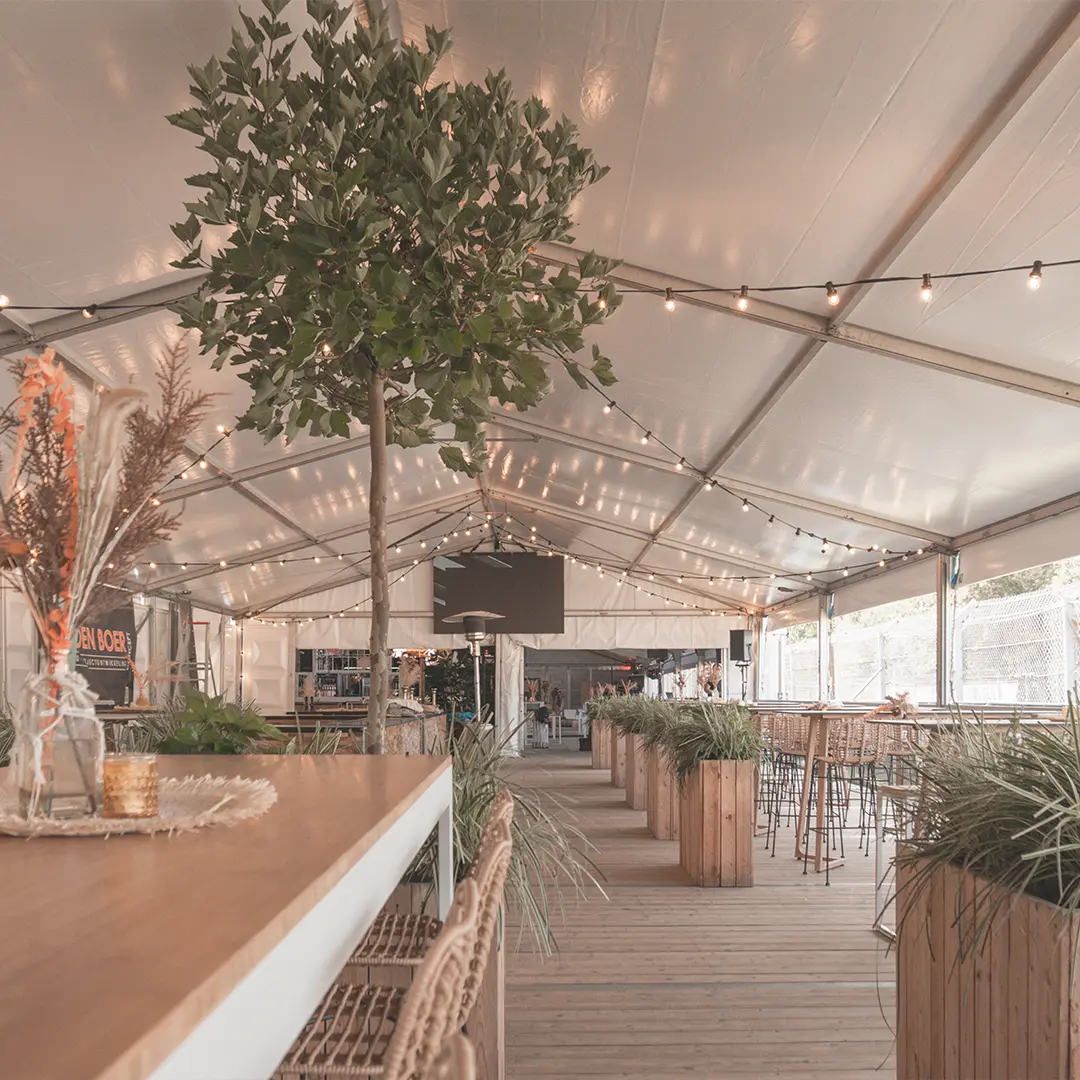 GBS Tenten verzorgde tenten voor Derdaele